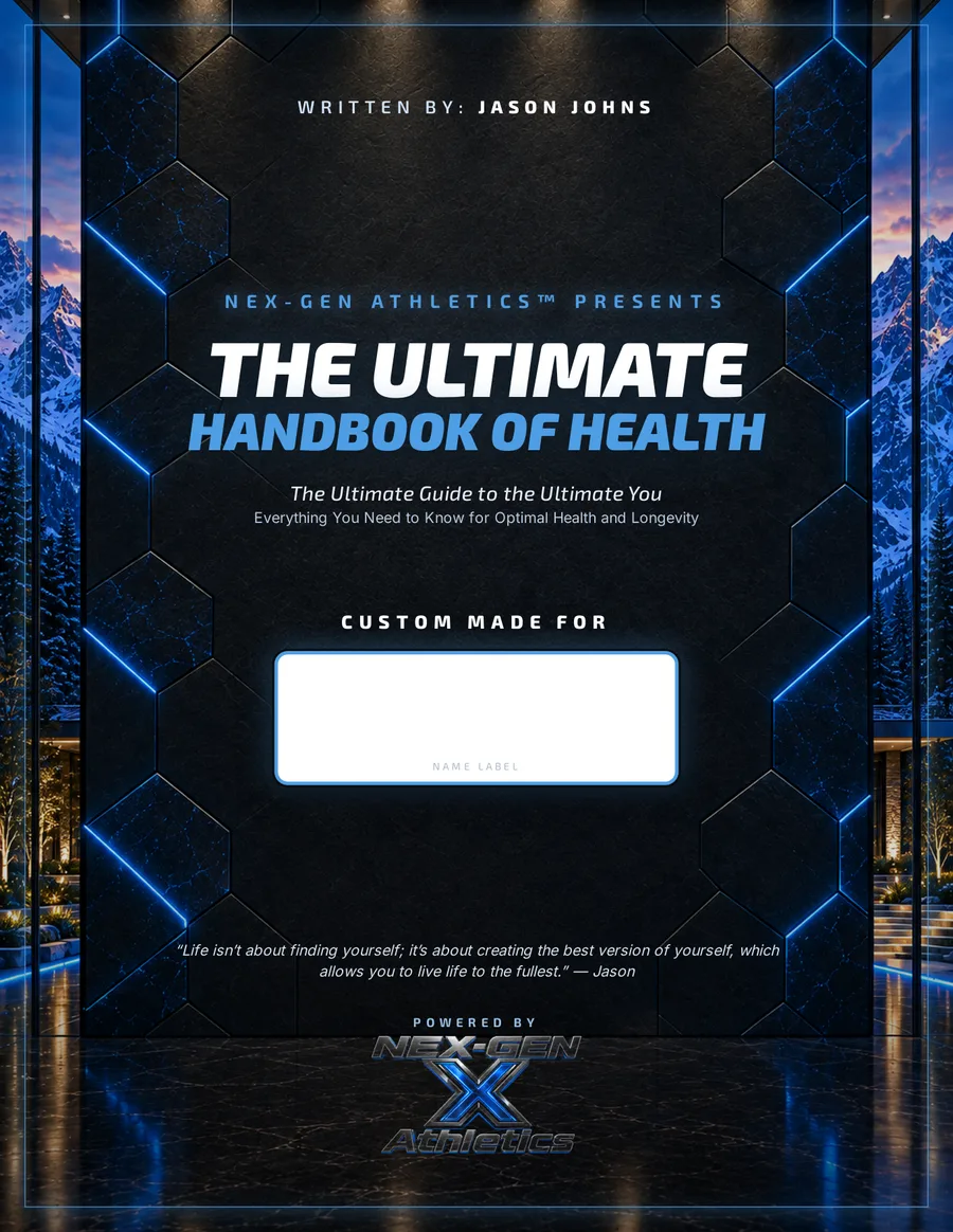 Cover of The Ultimate Handbook of Health — The Ultimate Guide to the Ultimate You, by Jason Johns